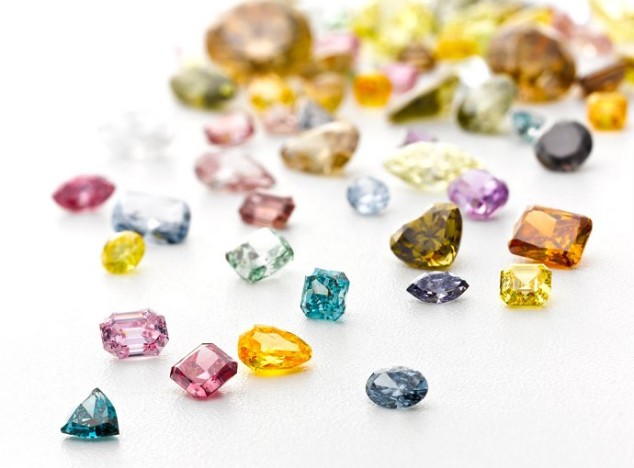 colorful diamonds